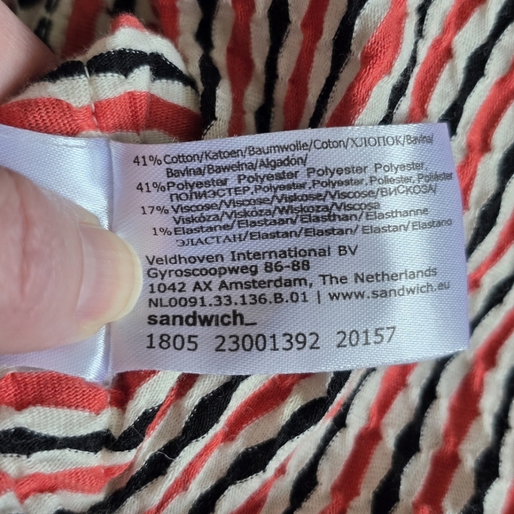 Sandwich short sleeve dress size medium - Picture 12 of 12